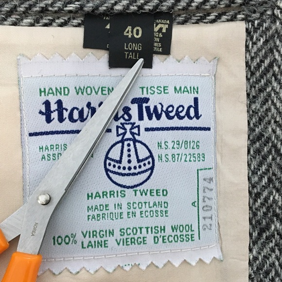 Vintage HARRIS TWEED Sport Coat Jacket Blazer Moore’s - Picture 14 of 16